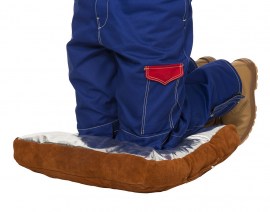 WELDAS Schweißerkissen aus Rindspaltleder und aluminisiert