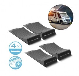 STAHLWERK Reifenschoner Standplatten GT-18 ST 4er Set 2,7t Tragkraft Reifenwiege