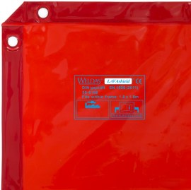 Schweißerschutzvorhang Orange/Rot WELDAS 55-6166