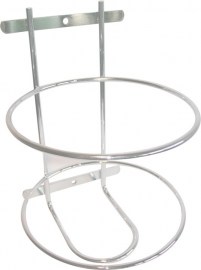 Wandhalterung Metall, Höhe ca.228mm, Ø ca.160mm, für 3l-PET-Dosen