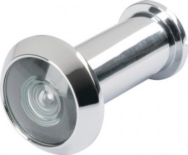 TECWERK Türspion NW-4700 Messing verchromt 180° 35 mm