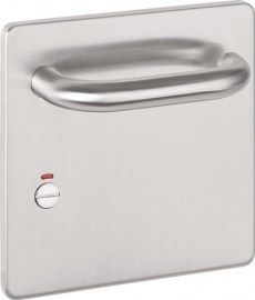 TECWERK Breitschildgarnitur Edelstahl matt
