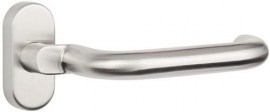 TECWERK Profiltürdrückerlochteil Edelstahl 60 U-Form 8 mm