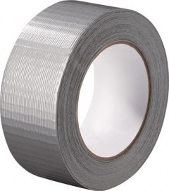 TECWERK Gewebeband silber Länge 50 m Breite 48 mm Rolle