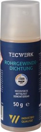 TECWERK Rohrgewindedichtung mittelfest hochviskos gelb 50 g Pumpdosierer