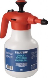 TECWERK Universaldrucksprüher 1,5 l FPM-Dichtung, Kunststoff-Düse