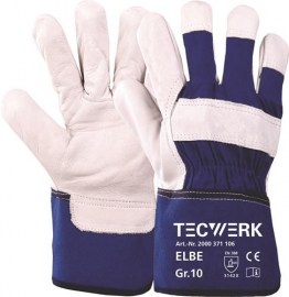 TECWERK Handschuhe Elbe blau EN 388 PSA-Kategorie II