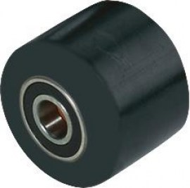 TECWERK Gabelrolle Polyamid Naben-L. 63 mm Rad-B. 63 mm Rad-Ø 80 mm f.Gabelhubwagen b.Baujahr 2008