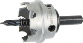 TECWERK Lochsäge HM-bestückt mit Bohrer und Feder