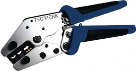 TECWERK Crimpzange Länge 235 mm 0,5 - 6 (~AWG 20... 10) mm²