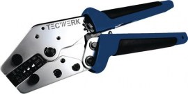TECWERK Aderendhülsencrimpzange Gesamtlänge 205 mm 0,5 - 6 (AWG 24 - 10) mm² Kunststoffhüllen