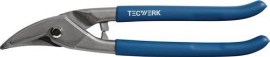 TECWERK Lochschere Stahl max. 1 mm Edelstahl max. 0,5 mm Qualitätsstahl Kunststoffüberzug