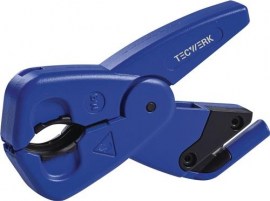 TECWERK Kunststoffwellrohrschneider für Rohre 15-45 mm Magnesium-Druckguss