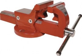 TECWERK Parallelschraubstock mit Rohrspannbacken