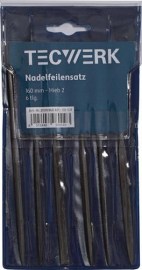 TECWERK Nadelfeilensatz 6-teilig