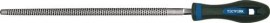 TECWERK Holzraspel DIN 7263 E Länge 200 mm Querschnitt 8 mm Hieb 2 rund 2K-Ergo