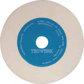 TECWERK Schleifbockscheibe Form A Aluminiumoxid