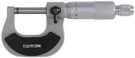 TECWERK Bügelmessschraube DIN 863/1 Spindel-Ø 6,5 mm