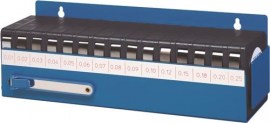 TECWERK Fühlerlehrenbandset 0,01-0,25 mm INOX Länge 5 m Breite 12,7 mm