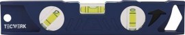 TECWERK Wasserwaage Torpedo 25 cm ± 1,0 mm/m