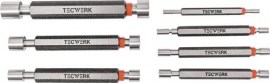 TECWERK Grenzlehrdornsatz H7 je 1 St. 3, 4, 5, 6, 8, 10, 12 mm mit Gut- und Ausschussseite