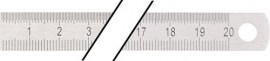 TECWERK Stahlmaßstab rostfreier Stahl biegsam Teilung B = mm/1/2 mm