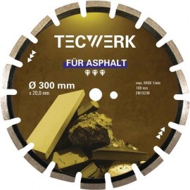 TECWERK Diamanttrennscheibe ASPHALT Segmentbreite 40 mm