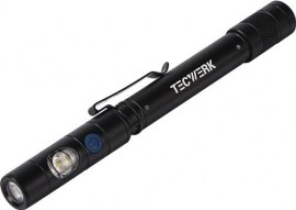 TECWERK LED-Stiftleuchte Li-ion 90 m blau/schwarz