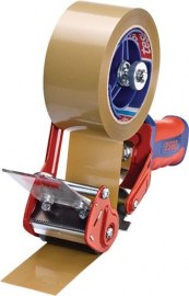 TESA Handabroller Comfort 6400 Metall rot/blau für Bandbreite 50 mm
