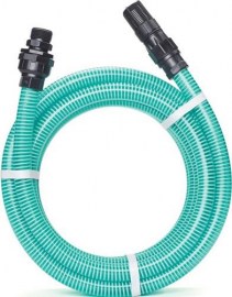 REHAU Saugschlauch-Garnitur RAUSPIRAFLEX Innen-Ø 22 mm transparent grün 2,6 mm Länge 7 m Rolle