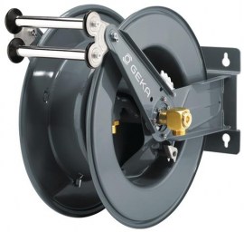 GEKA Schlauchaufroller PA30 Anschlussgewinde 33,25 mm G 1 AG ″ pulv. Stahl