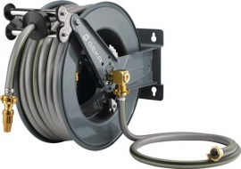 GEKA Schlauchaufroller PA30SK Anschlussgewinde 33,25 mm G 1 AG ″ pulv. Stahl