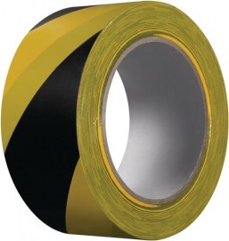 KIP Warnband Extra 339 PVC Länge 33 m Breite 50 mm Rolle