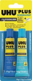 UHU 2K-Epoxidharzklebstoff PLUS SCHNELLFEST farblos