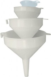 REILANG Trichterset 4-teilig 50, 75, 100, 120 mm Kunststoff (PE)