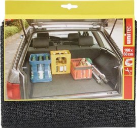 UNITEC Kofferraummatte PVC grau zuschneidbar, rutschhemmend L60xB100 cm
