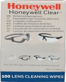 HONEYWELL Brillenreinigungstücher Honeywell Clear® Plus L130xB60mm 100 St. 1 Pack à 100 Stück