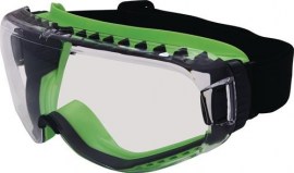 Vollsichtbrille T-Spex 8114 EN 166 EN 170 Rahmen schwarz/grün, Scheibe klar