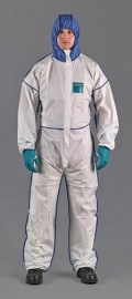 ANSELL Schutzoverall AlphaTec® 1800 Comfort weiß/blau PSA-Kategorie III