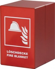JUTEC Löschdeckenbehälter EN1869 STA rot o.Inh.B200xH300xT240mm