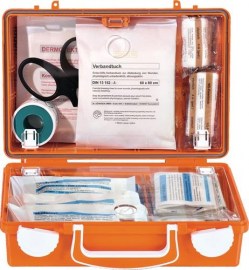 SÖHNGEN Erste Hilfe Koffer kl.QUICK-CD B260xH170xT110ca.mm orange