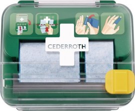 CEDERROTH Pflasterspender Soft Foam Spender 2-in-1 B142xH123xT138ca. mm grün,transparent