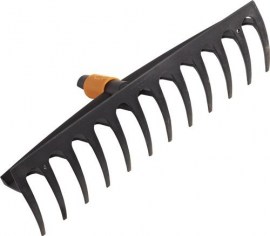 FISKARS Kunststoffrechen QuikFit™ Arbeitsbreite 410 mm 12 Zinken