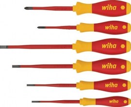 WIHA Schraubendrehersatz 6-teilig slim fix VDE