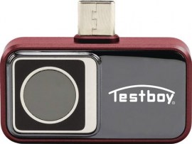 TESTBOY Wärmebildkamera TV 297 SMART über Handy 256 x 192 Bildpunkte -20 bis +400 °C