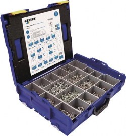 GESIPA Blindnietsortiment Pro 1578-teilig Kunststoffkoffer