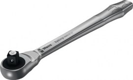 WERA Durchsteckknarre Zyklop Metal push 1/2 ″ 38 Zähne Länge 281 mm mit unverlierbarem Durchsteckvierkant