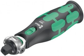 WERA Schwenk- und Umschaltknarre 8009 Zyklop Pocket Set 1 3/8″ + 1/4 ″ 72 Zähne