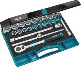 HAZET Steckschlüsselsatz 900Z 25-teilig 1/2 ″ Schlüsselweiten 10-32 mm Anzahl Zähne 90 12-kant