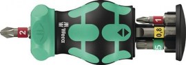 WERA Magazinbithalter KK Stubby Magazin RA 1 6-tlg.BZT Schlitz/PH/TORX®